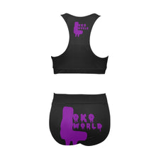 Load image into Gallery viewer, DaeDot Lokoworld Women Crop Top Bikini Set