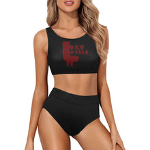 Load image into Gallery viewer, DaeDot Lokoworld Women's Crop Top Bikini Set