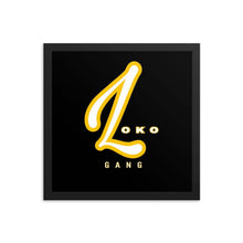 Load image into Gallery viewer, Dae Dot LokoGang Framed poster